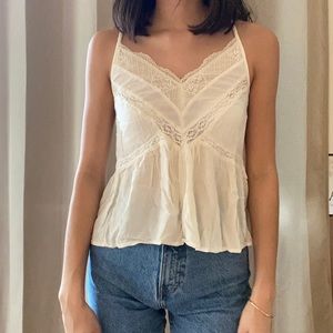 off white fancy tank top